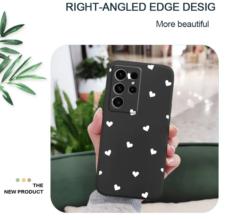 Scatter Love Phone Case For Samsung Galaxy S25 S24 S23 S22 S21 S20 S10 S10E Ultra Plus FE Note 20 Ultra Plus Cover
