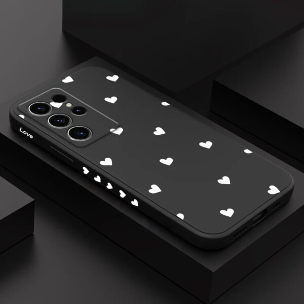 Scatter Love Phone Case For Samsung Galaxy S25 S24 S23 S22 S21 S20 S10 S10E Ultra Plus FE Note 20 Ultra Plus Cover