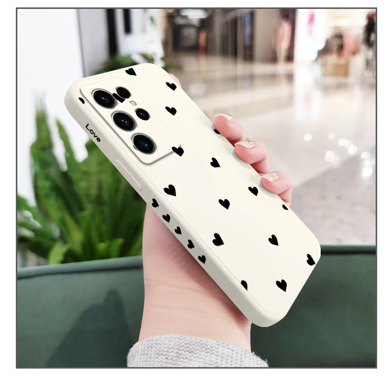 Scatter Love Phone Case For Samsung Galaxy S25 S24 S23 S22 S21 S20 S10 S10E Ultra Plus FE Note 20 Ultra Plus Cover