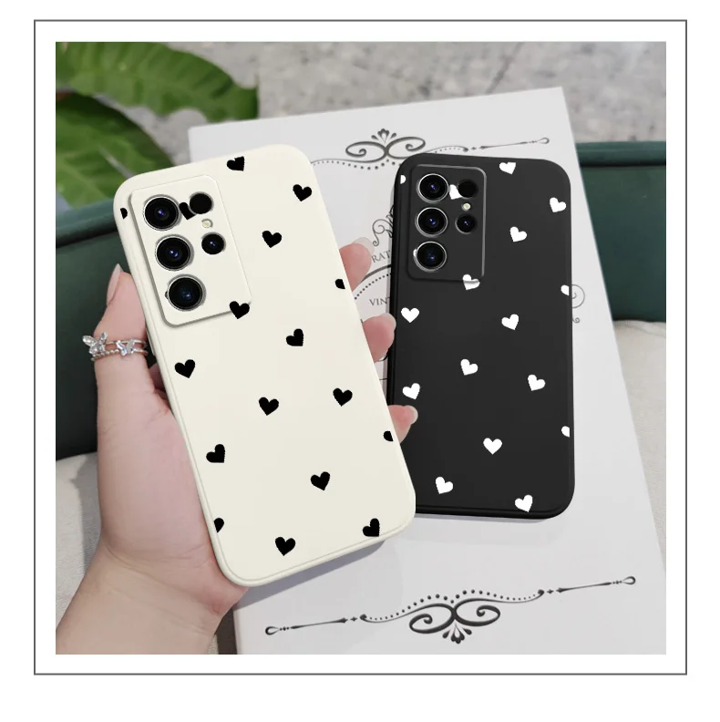 Scatter Love Phone Case For Samsung Galaxy S25 S24 S23 S22 S21 S20 S10 S10E Ultra Plus FE Note 20 Ultra Plus Cover
