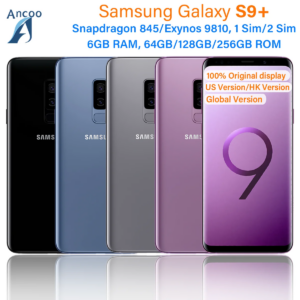 Samsung Galaxy S9+ S9 Plus G965U1 G9650 G965FD 64/128/256GB Snapdragon 845 Octa Core 6.2" 12MP 6GB RAM NFC Original Cell Phone