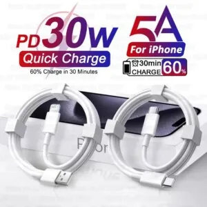 PD 30W USB Cable For Apple iPhone 15 14 13 12 11 Pro Max 7 8 Plus XS X XR Fast Charging USB C Cable Charge Date Wire Accessories
