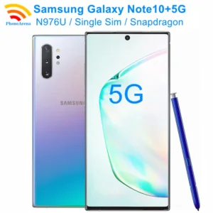 Samsung Galaxy Note10+ Note10 Plus 5G N976U 6.8" AMOLED 12GB RAM 256GB ROM NFC Octa Core Snapdragon Original Android Cell Phone