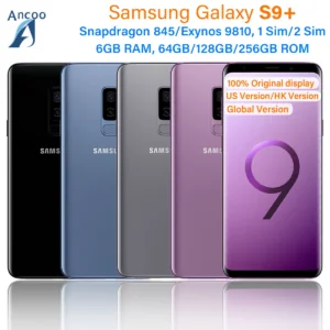 Samsung Galaxy S9+ S9 Plus G965U1 G9650 G965FD 64/128/256GB Snapdragon 845 Octa Core 6.2" 12MP 6GB RAM NFC Original Cell Phone